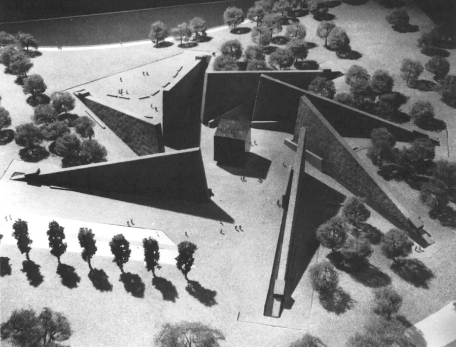 Marcel Breuer's proposed Roosevelt Memorial