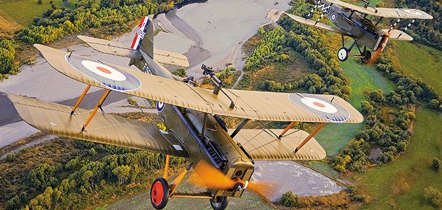 <b>Royal Aircraft Factory S.E.5a</b> Its initials stand for Scout Experimental, but the S.E.5a was one of the most effective fighters of World War I. At about 135 mph, it was faster than most airplanes it came up against and was flown by four of the Unite