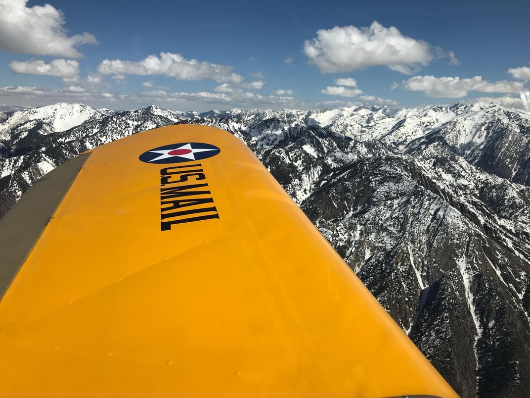 Wasatch range aerial