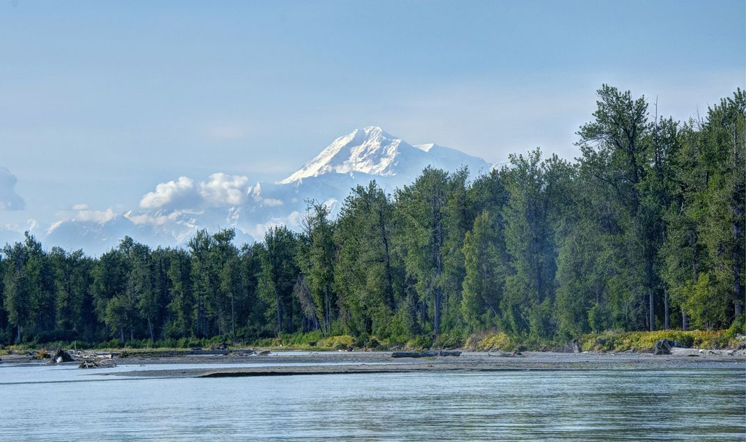 View of Mt. McKinley from Talkeetna River