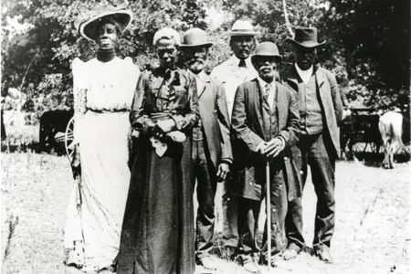 Grace Murray Stephenson and family at an Emancipation Day Celebration in 1900.