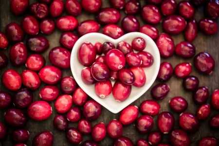 Add some color to your table with fresh cranberries.