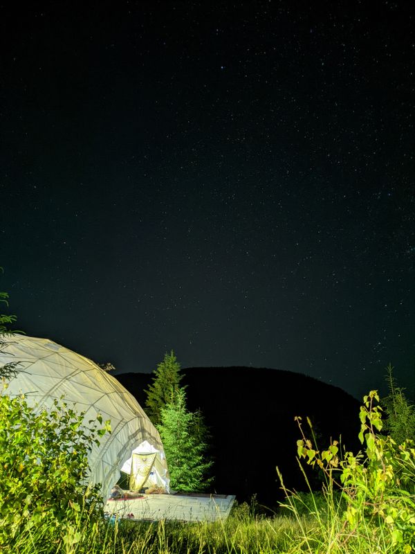 starry sky in the carpathians thumbnail
