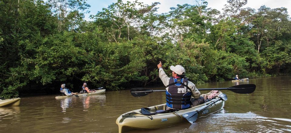 Kayaking along the Amazon 