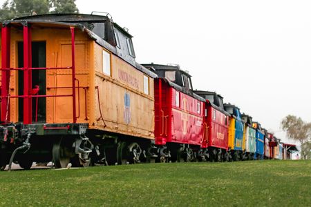 The Red Caboose Motel.