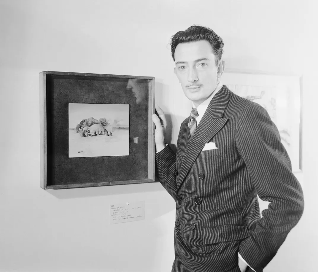 Salvador Dalí in 1936
