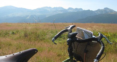 My bicycle, ready for its Bulgarian adventure