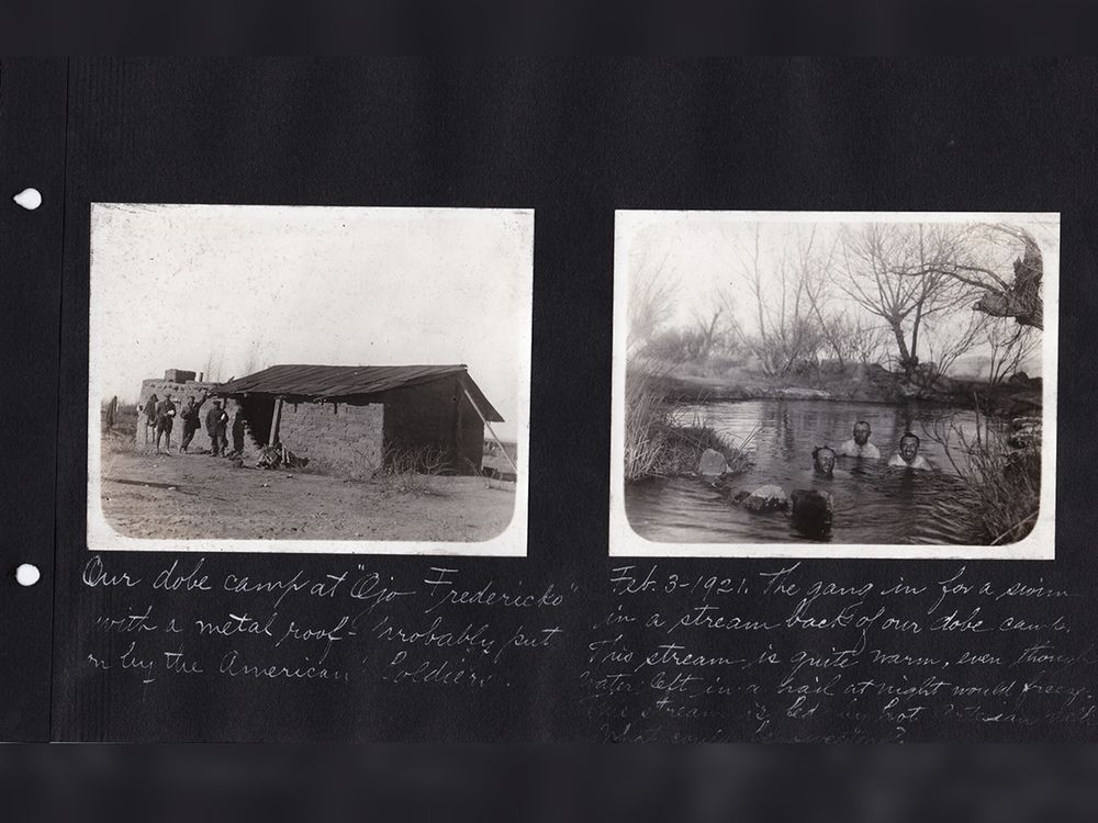 Page from Sam Ravel's photo album