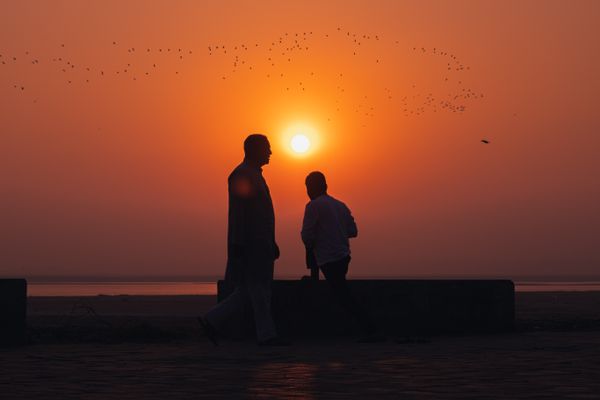 Sunrise by the Ganges thumbnail