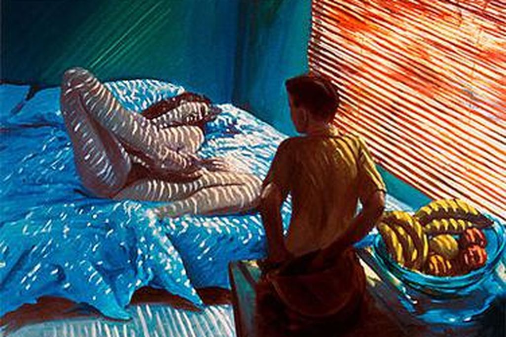 "Bad Boy", oil on linen, 66 inches x 96 inches by Eric Fischl