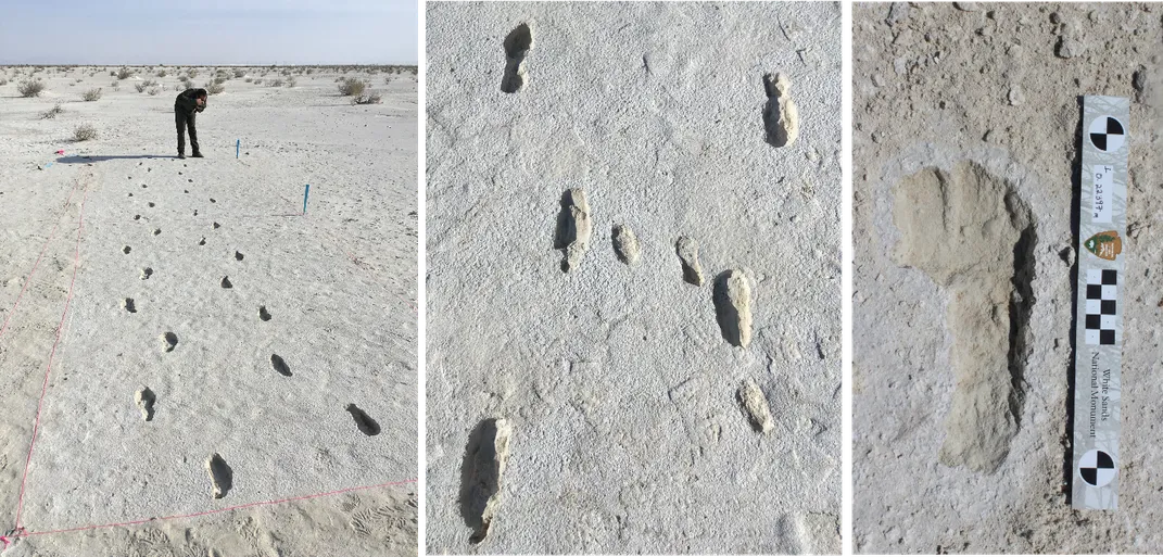 White Sands footprints