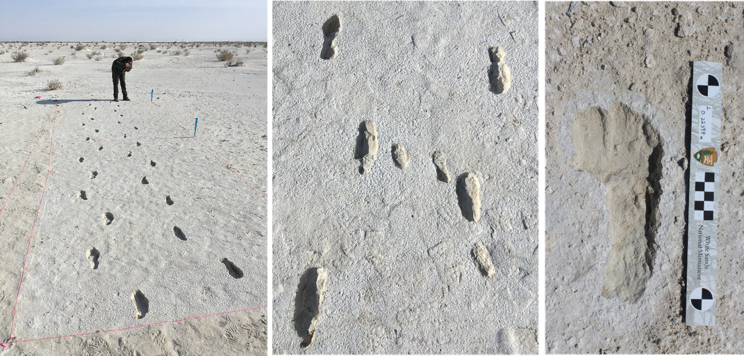 White Sands footprints