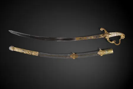 Both the sword and the sheath are made from some of the most valuable materials from Napoleon&#39;s era.