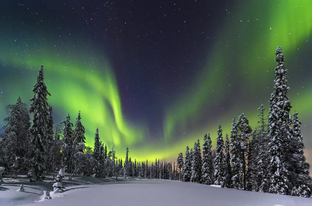Northern lights in Finland