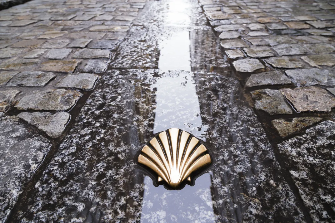 Symbol of Santiago de Compostela, found throughout the city and along the Pilgrims Way
