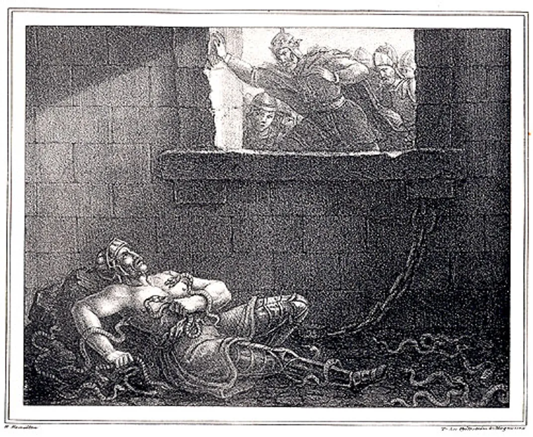 Execution of Ragnar Lodbrok