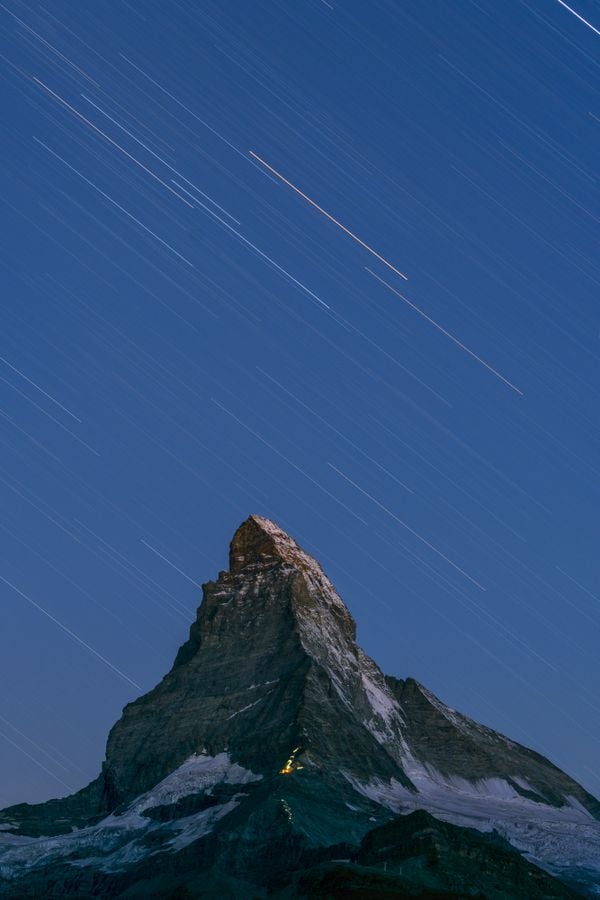 Star Trails Over The Matterhorn thumbnail