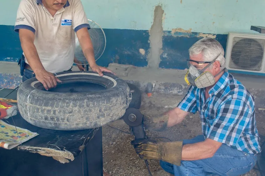 How to Build a Mosquito Trap From an Old Tire