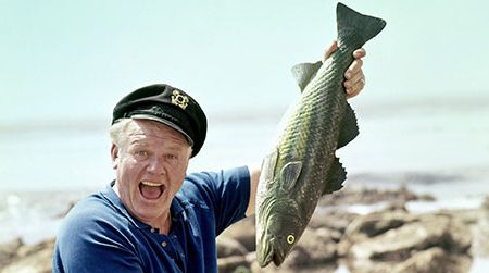 The Skipper got a bite!