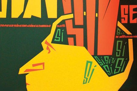 Puerto Rican government created posters to promote pro-democracy films