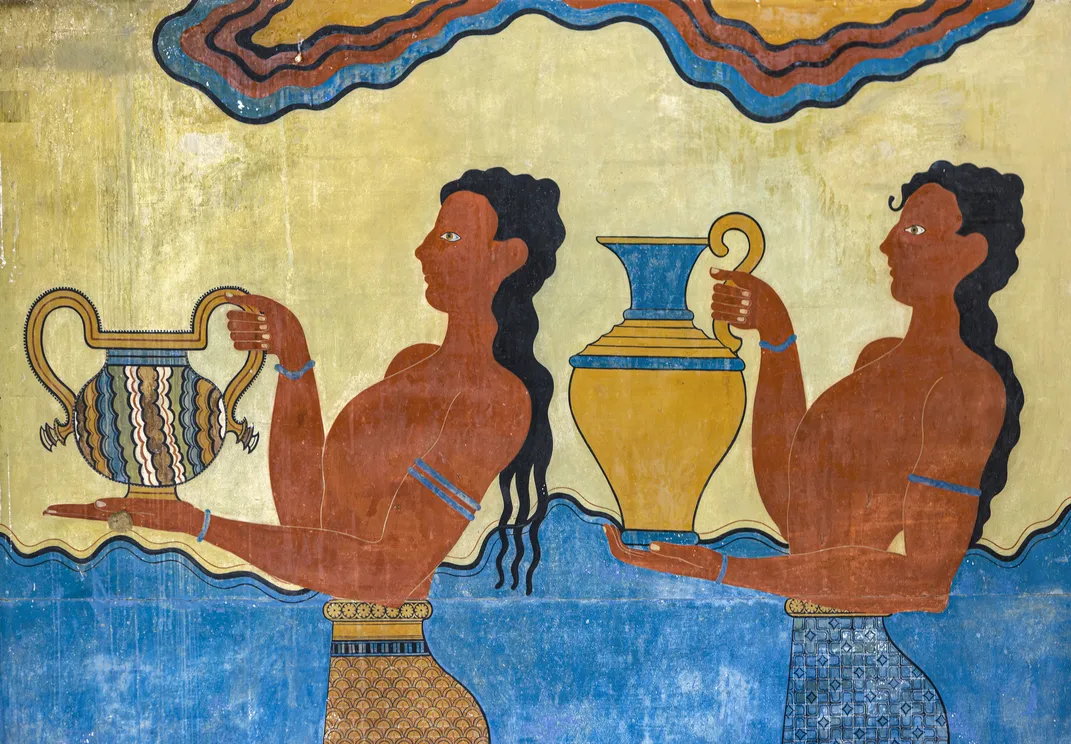 Ancient Minoan art on Crete