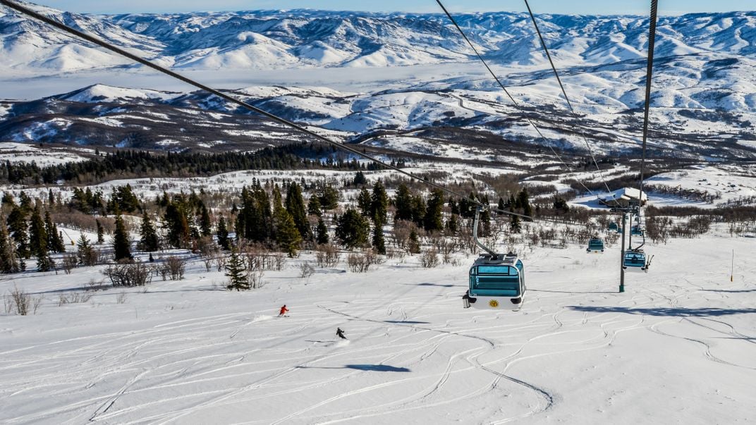 Gondola at ski resort