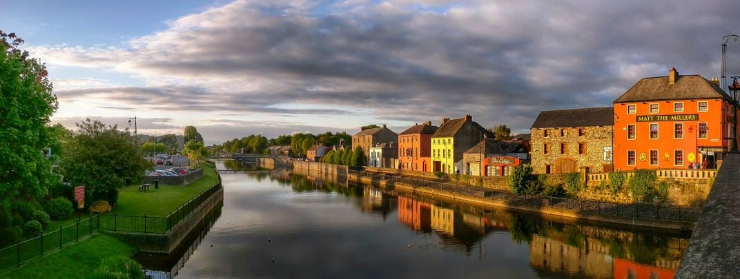 Buildings along the River Nore