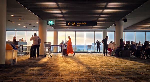 Airport in Golden Light thumbnail