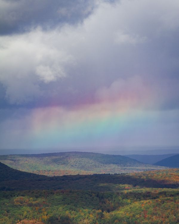 Rainbow over Hawk Mountain thumbnail