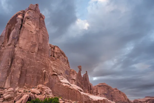 Rock Silhouettes while hiking Arches National Park. thumbnail