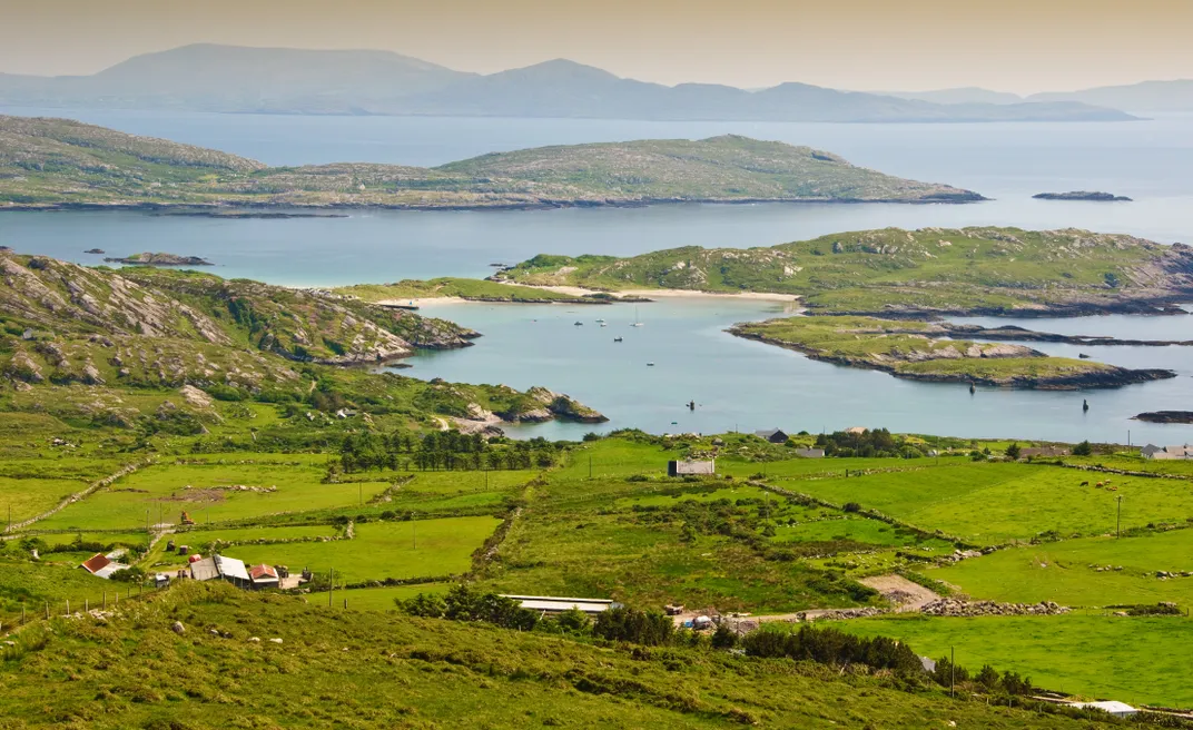 The stunning mountain and coastal landscape of Ireland's Ring of Kerry