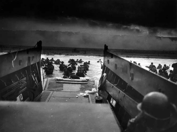 D-Day Normandy beach