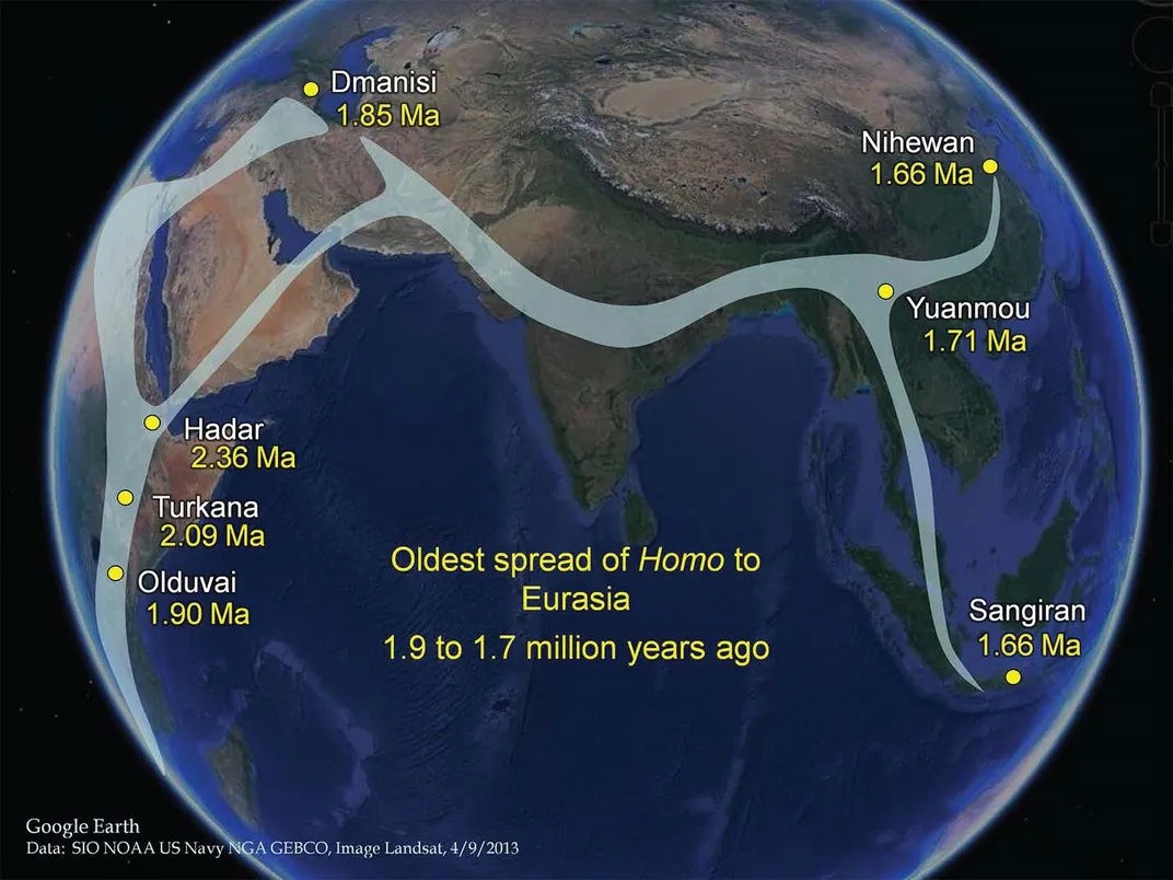 Spread of Genus Homo