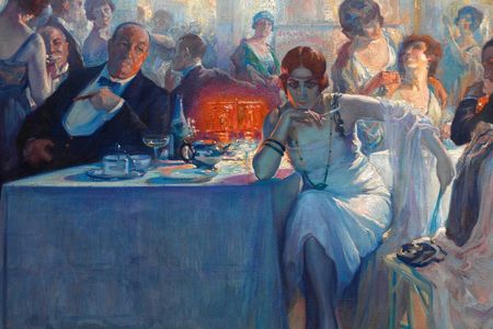 The show features 60 works by women and 70 by men, including Carlos Verger Fioretti's Phalaena (1920).