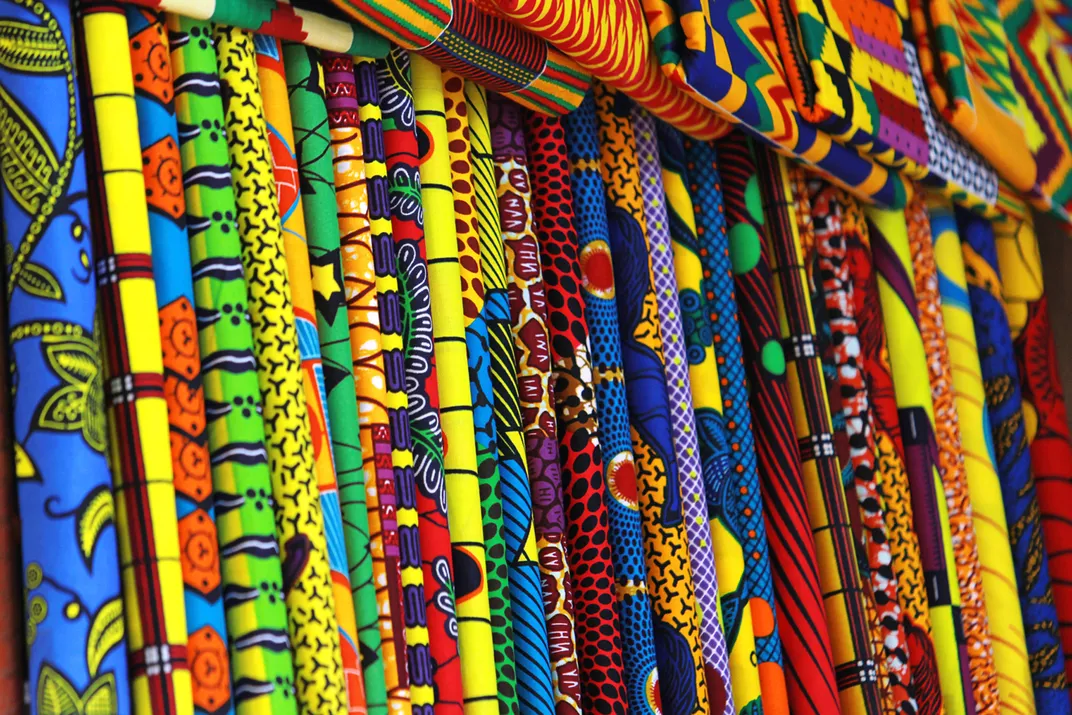 Traditional wax print fabrics
