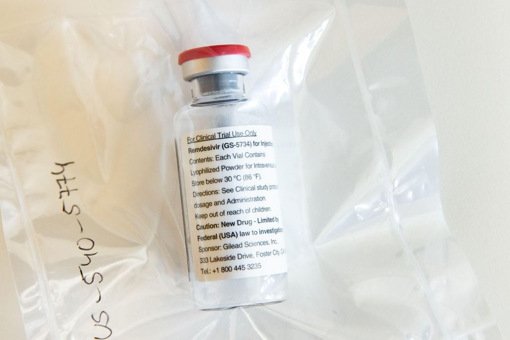 vial of remdesivir