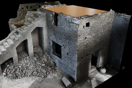 The &quot;digital twin&quot; of the&nbsp;House of Thiasus, with a reconstructed wooden ceiling