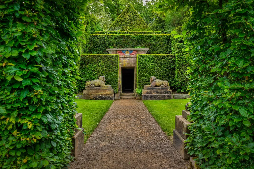 Biddulph Grange Garden Egyptian Sculpture