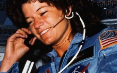 Ride aboard Space Shuttle Challenger in 1983
