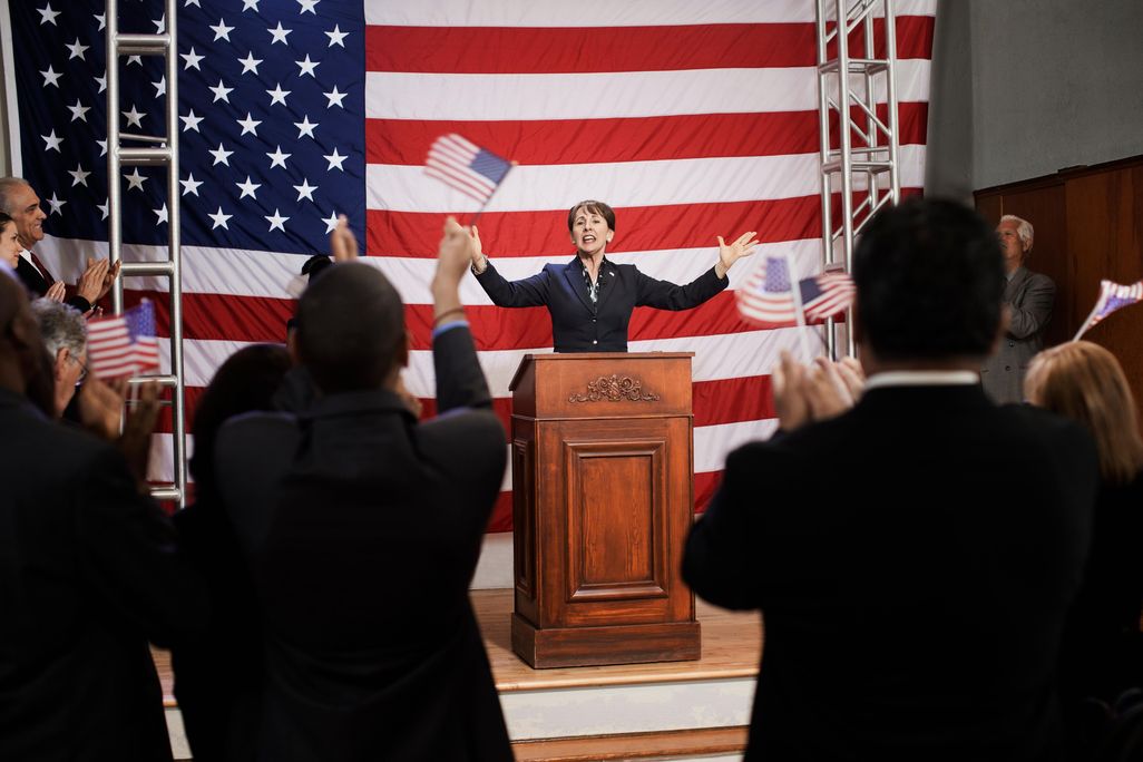 Politician Speaking