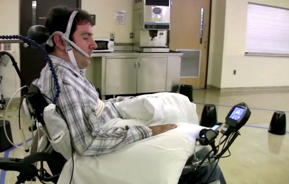 Paralyzed patient Jason Disanto