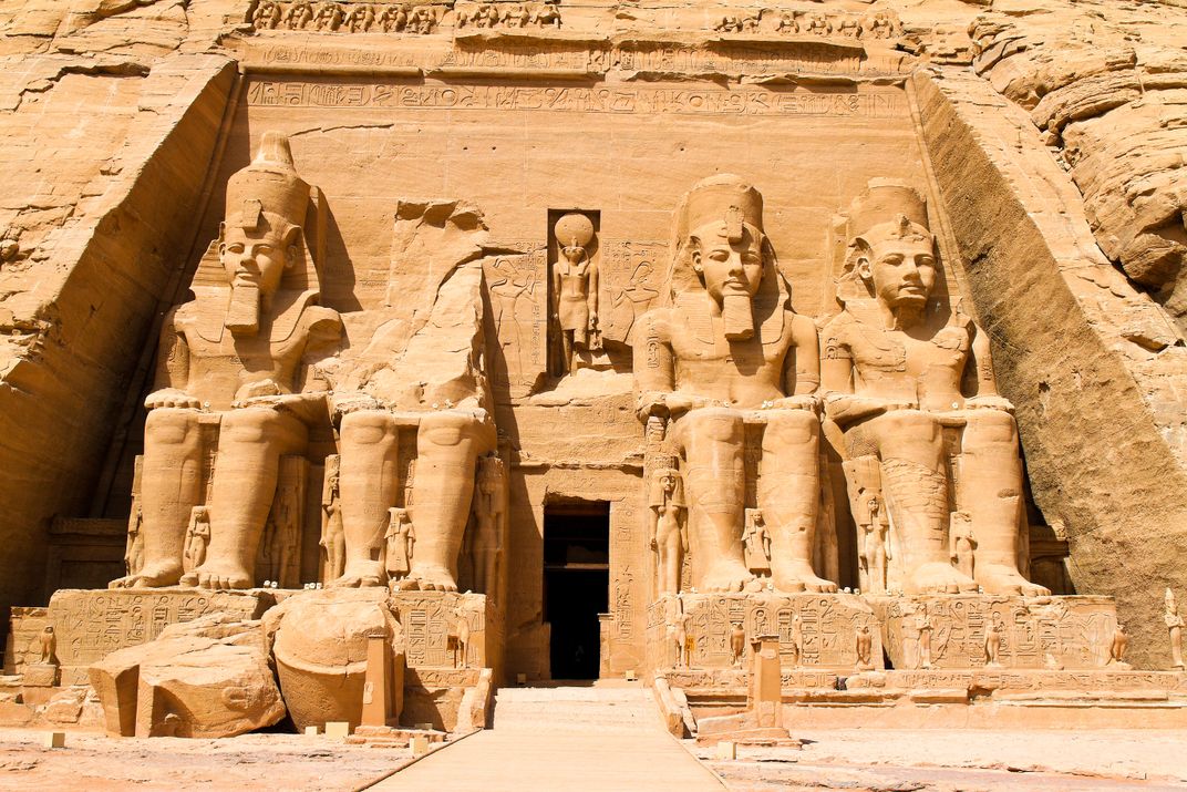 The great Temple of Ramses II at Abu Simbel