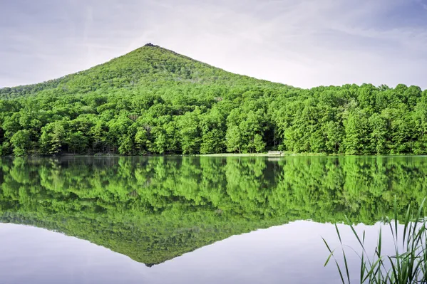 Peak reflections in the calm waters thumbnail