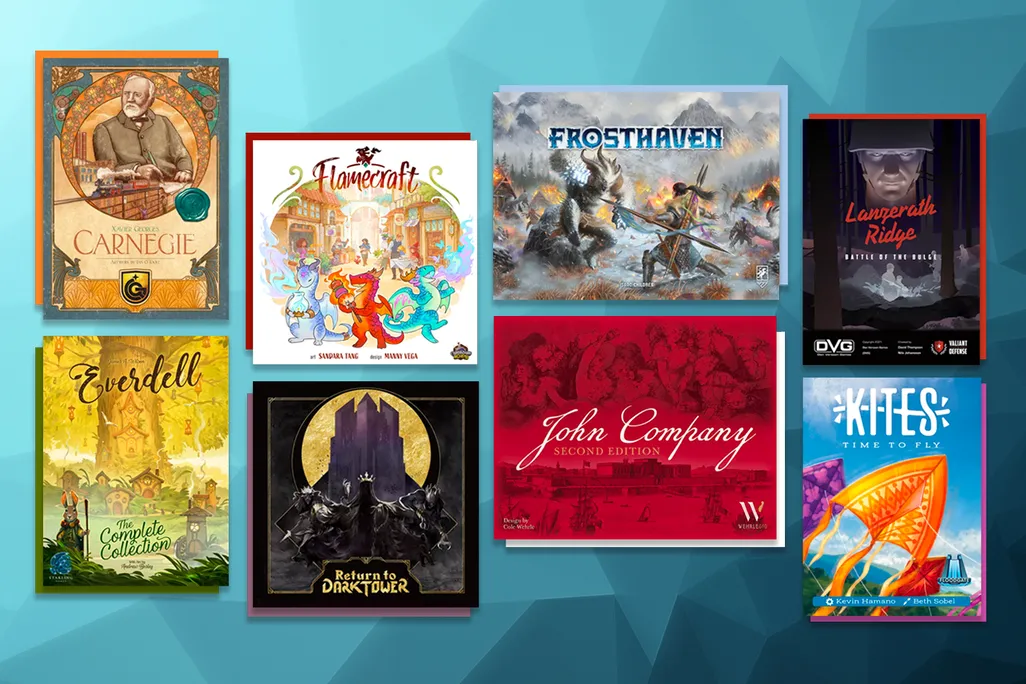 Collage of best board games of 2022