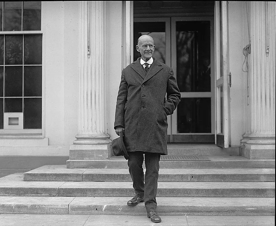 Eugene Debs leaving White House