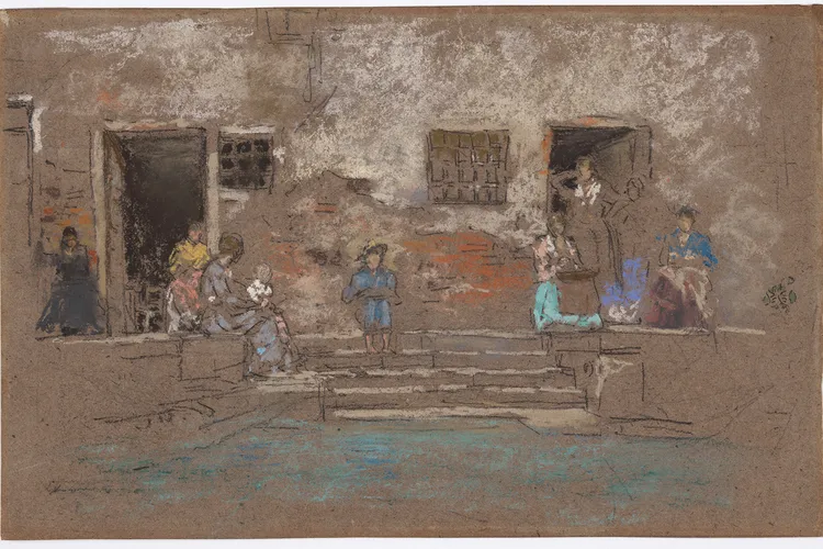 The Steps, James McNeill Whistler, 1880