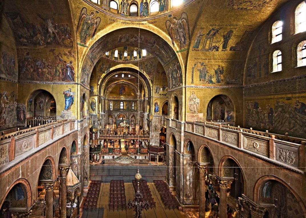Interior of the Basilica of San Marco