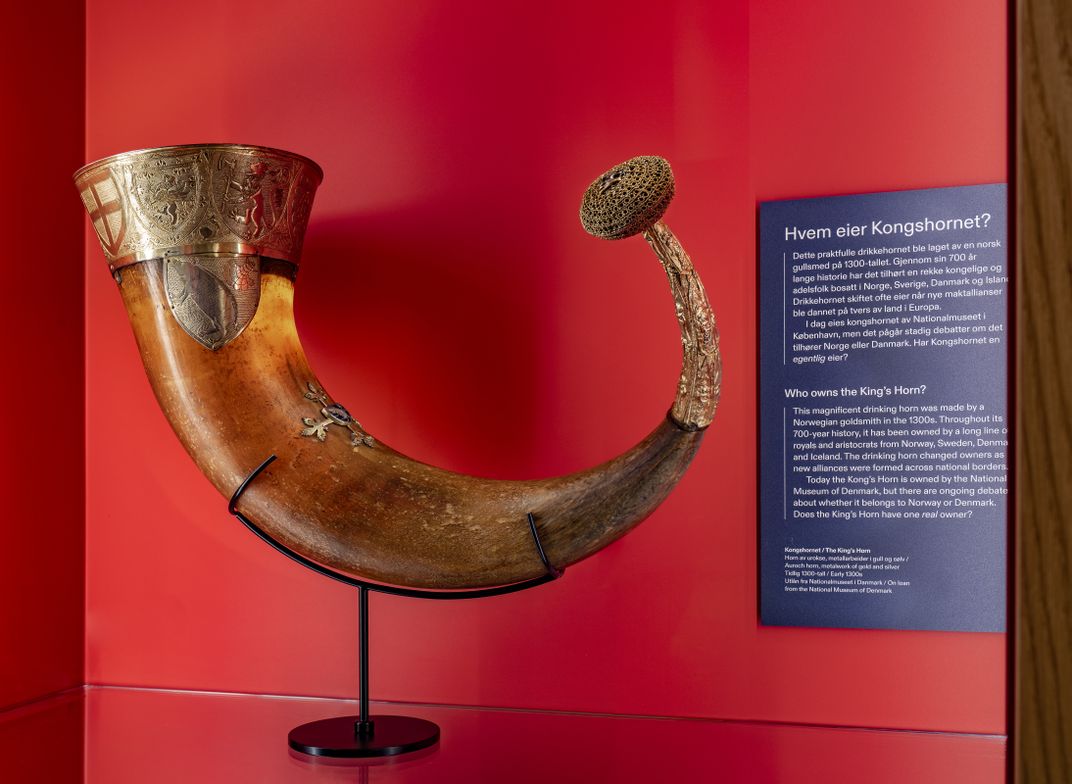 The King's Horn, History Museum, Oslo. Credit: Lill Ann Chepstow Lusty, Historisk Museum