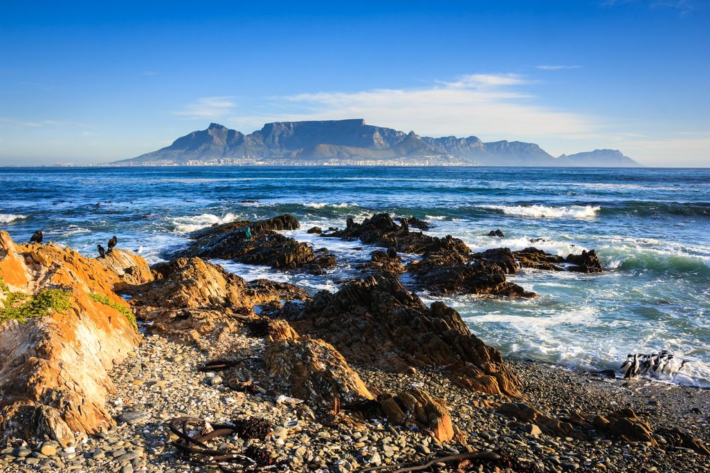 Cape Town Seen From Robben Island