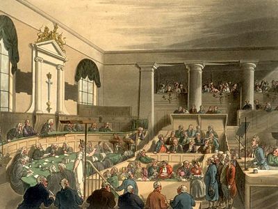 An Old Bailey trial, circa 1808